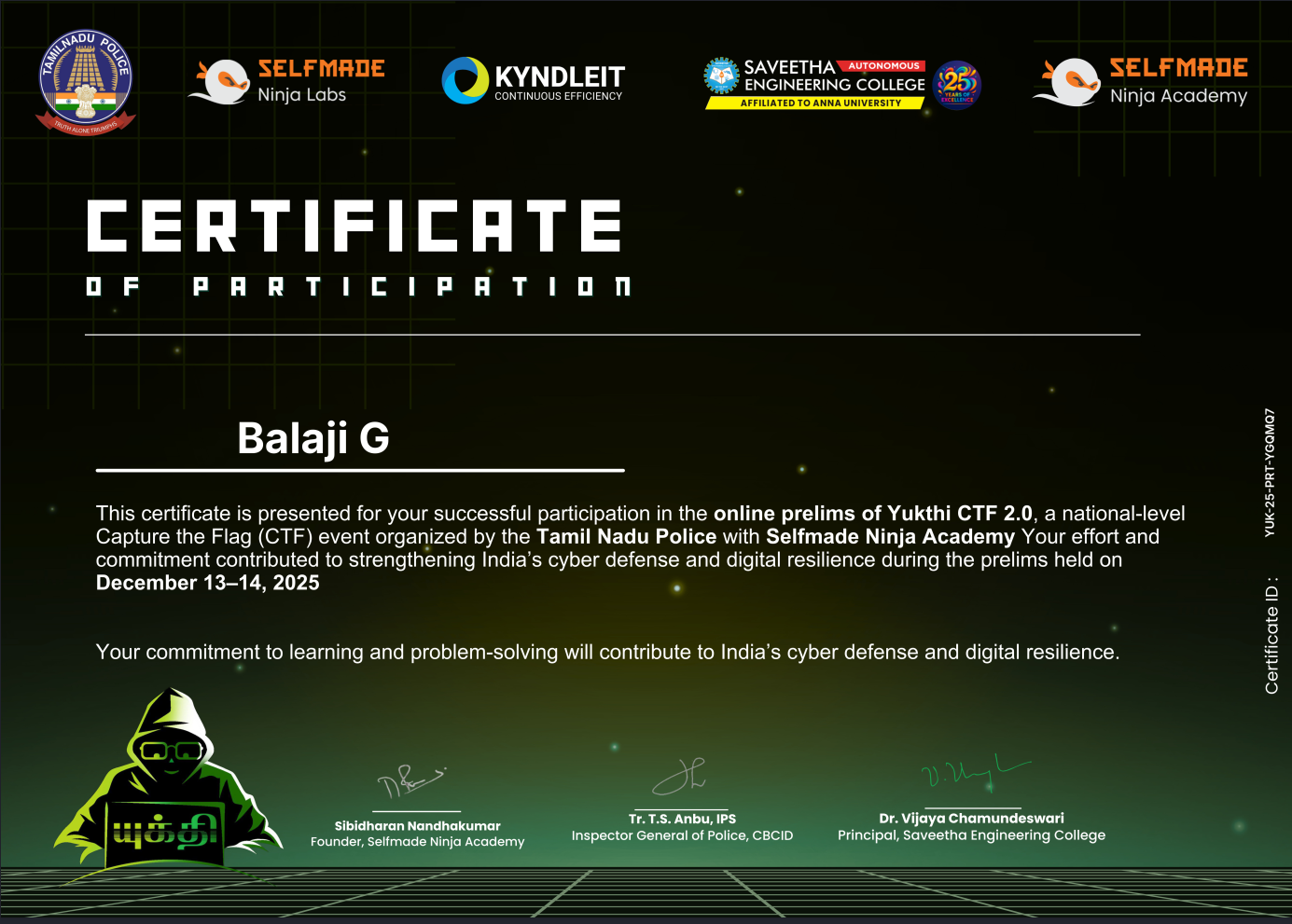 Additional TryHackMe Certificate